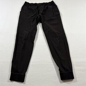 Lululemon ABC Jogger Pants Mens Skinny Fit Black Performance Stretch Gym Sz L